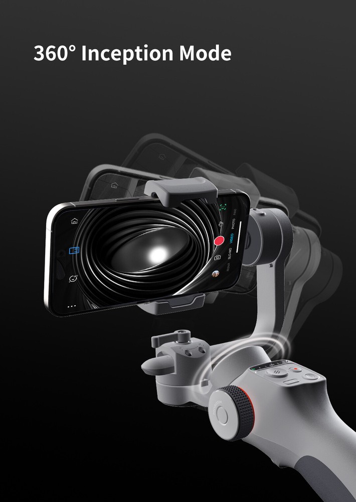 TOALLIN 3-Axis Gimbal Stabilizer for iPhone Android |AI Tracking|Gesture Control