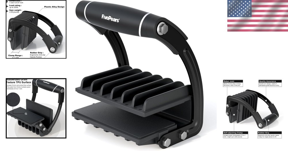 Effortless Drywall Carrying Tool - Ergonomic Handle & Self-Adjusting Gripper