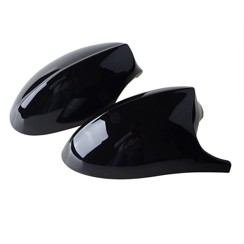 Gloss Black For BMW E90 E91 E92 PRE-LCI M3 Style Side View Mirror Cover Cap PAIR