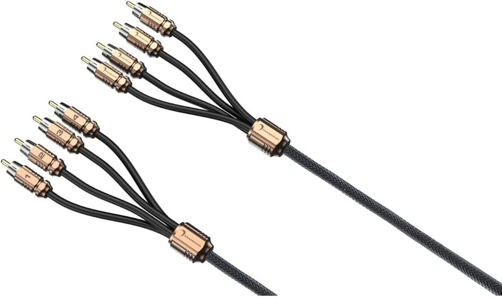 Diamond Audio HX410 10Ft Four Channel RCA Cable