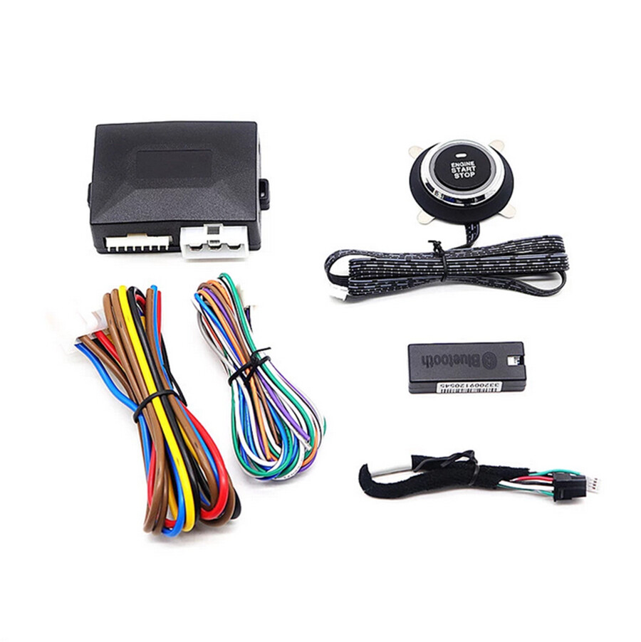 12V Car One-Key Engine Start Stop Button Bluetooth Smart System Remote Control