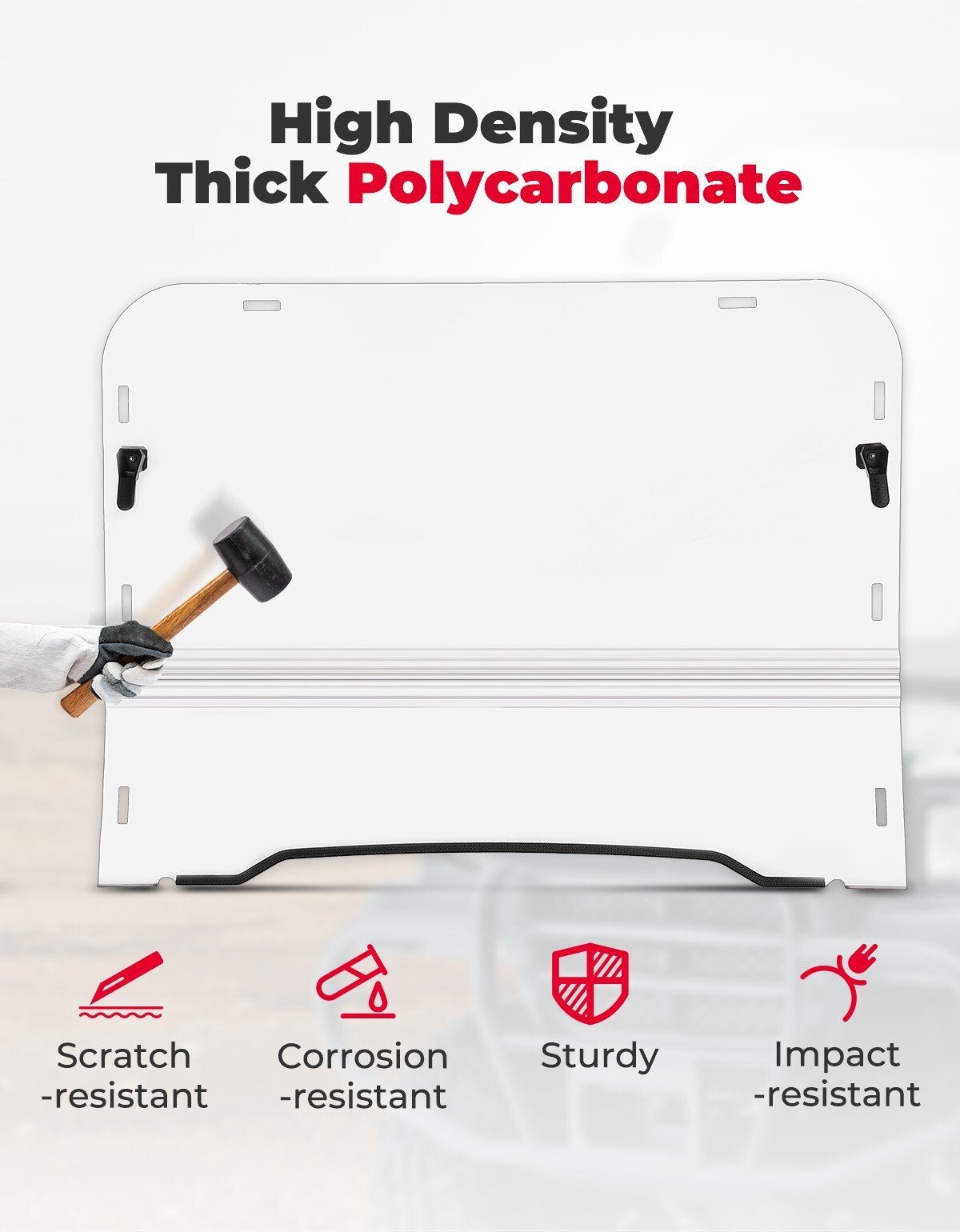 Front Folding Windshield For Kawasaki Mule 3000 2005-2013/ Mule 3010 2003-2009