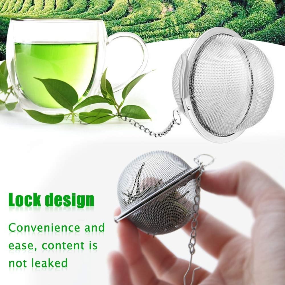 Tea Steeper, 2Pcs Mesh Tea Infuser Premium Tea Filter Tea Interval Diffuser with