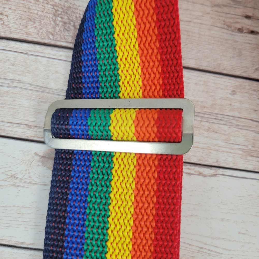 Rainbow Suspenders Wide Pant Clips