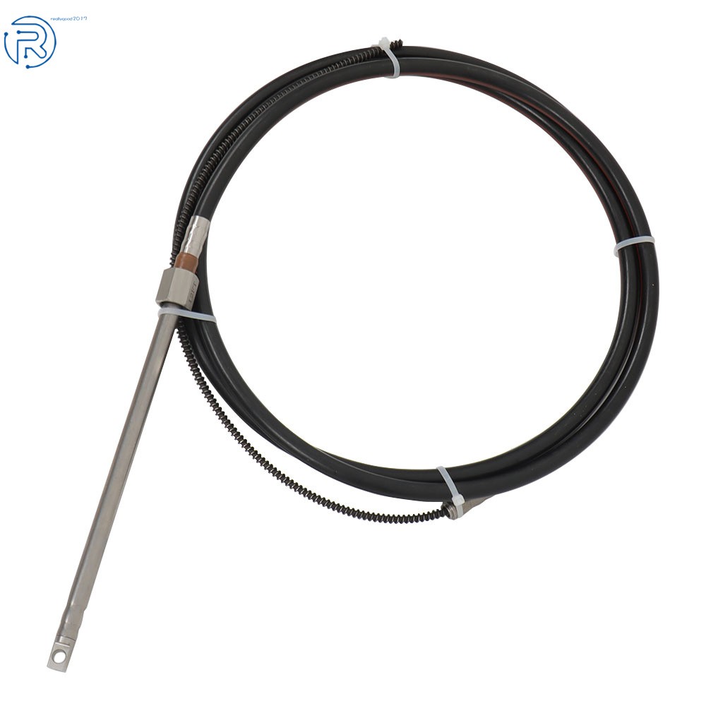 Boat Rotary Steering System Outboard Kit 12 Feet SS13712 Marine With 12.4" Wheel