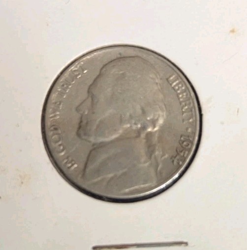 1954 Jefferson Nickel.  BB