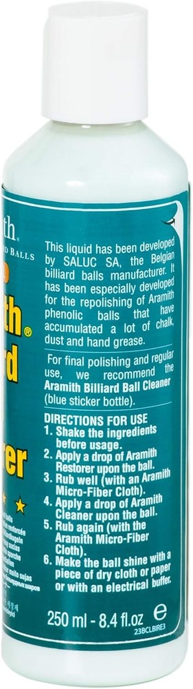 Aramith Billiard Ball Cleaner Restorer 2pk