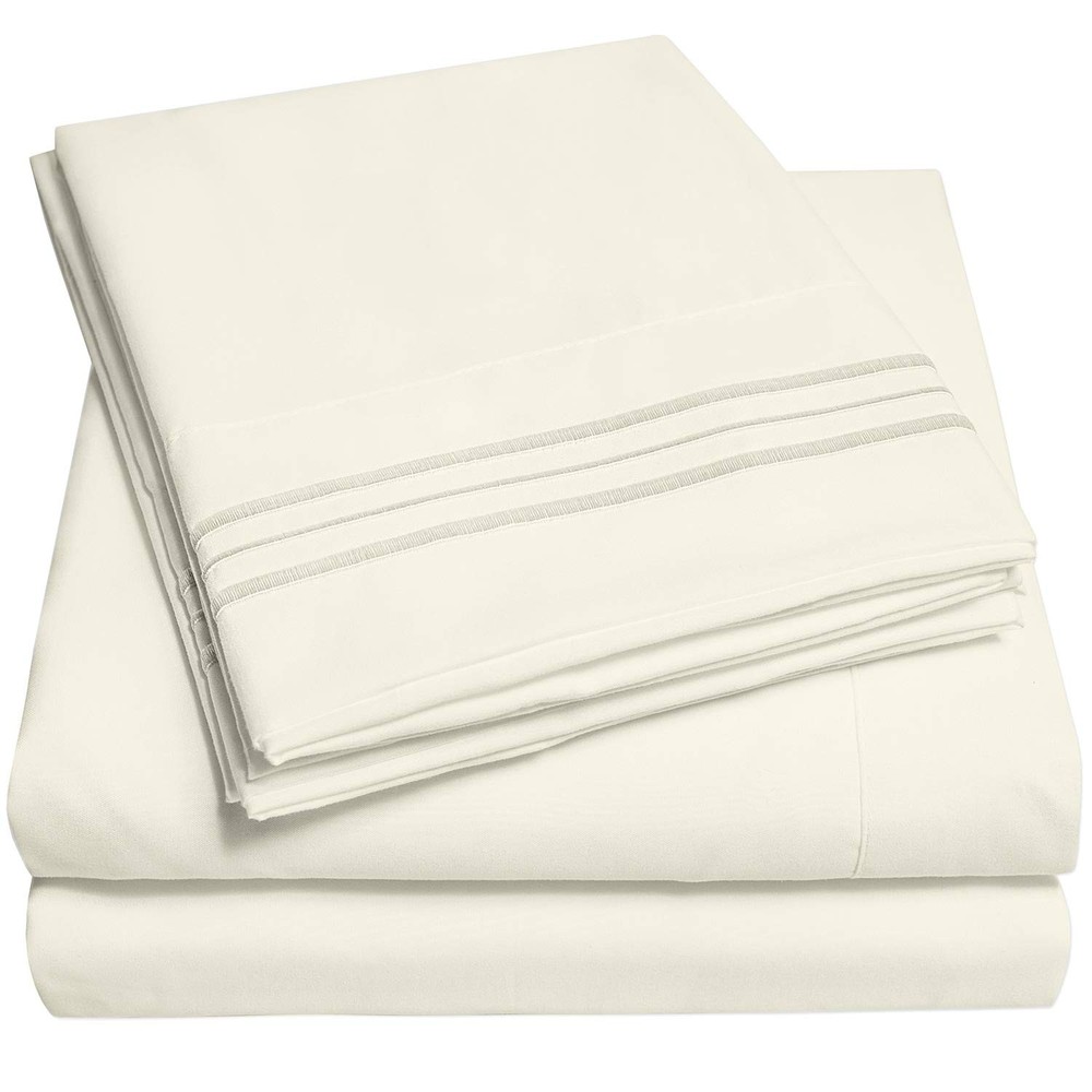 1500 Supreme Collection Extra Deep Pocket Sheets Set - Luxury Soft Bed Sheets...