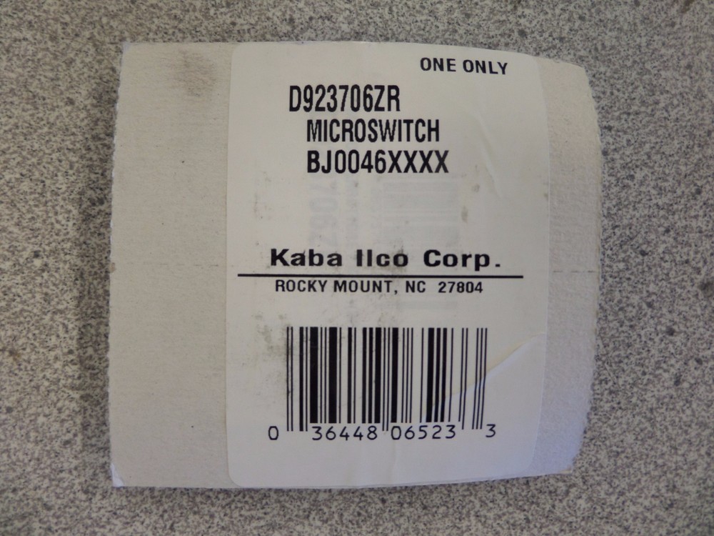 ILCO D923706ZR SILCA BRAVO MACHINE CARRIAGE MICROSWITCH