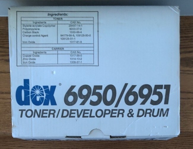 Genuine Dex 6950/6951 Toner Developer & Drum