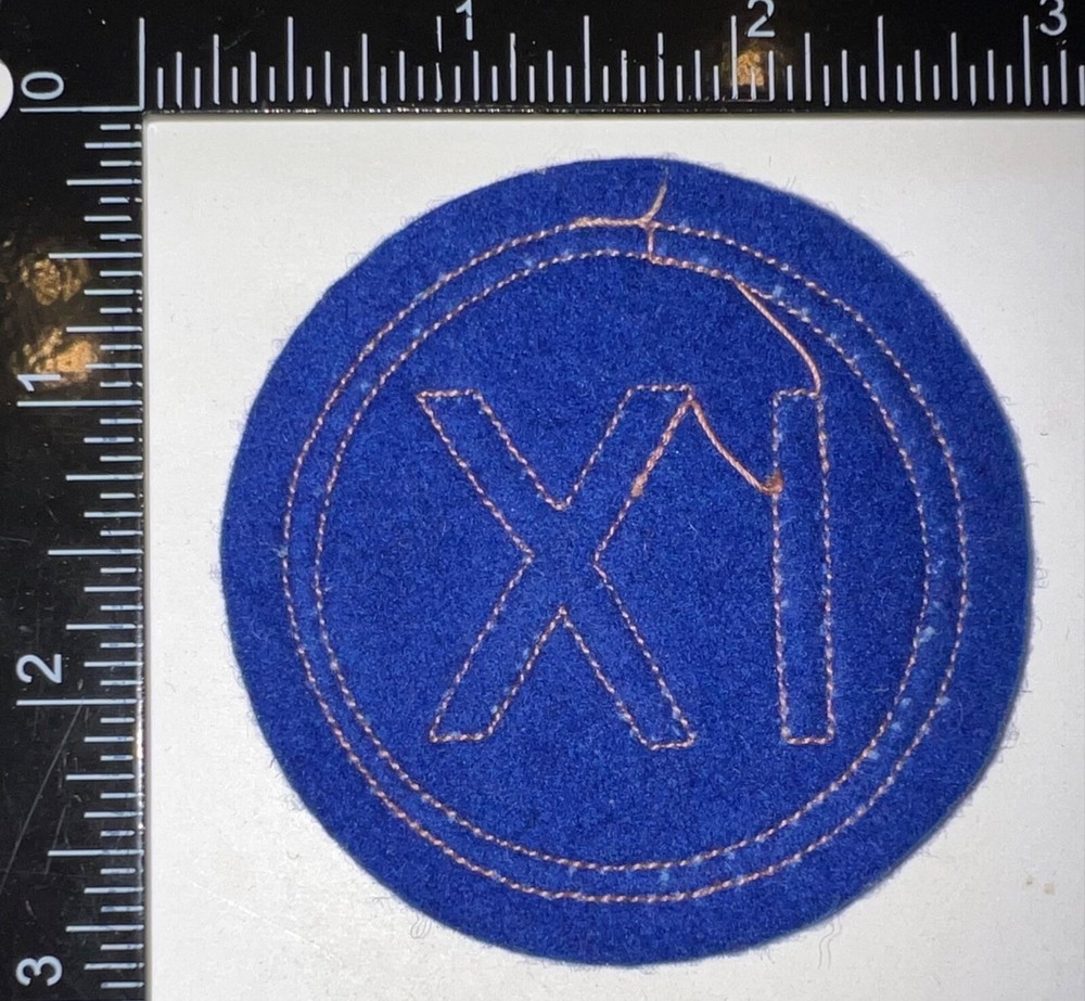 Early WWII US Army IXth 9th Corps Felt Patch