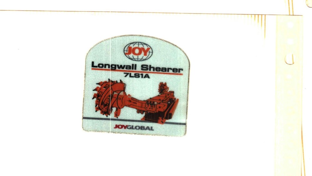 1  NICE  JOY  COAL MINING STICKERS # 9