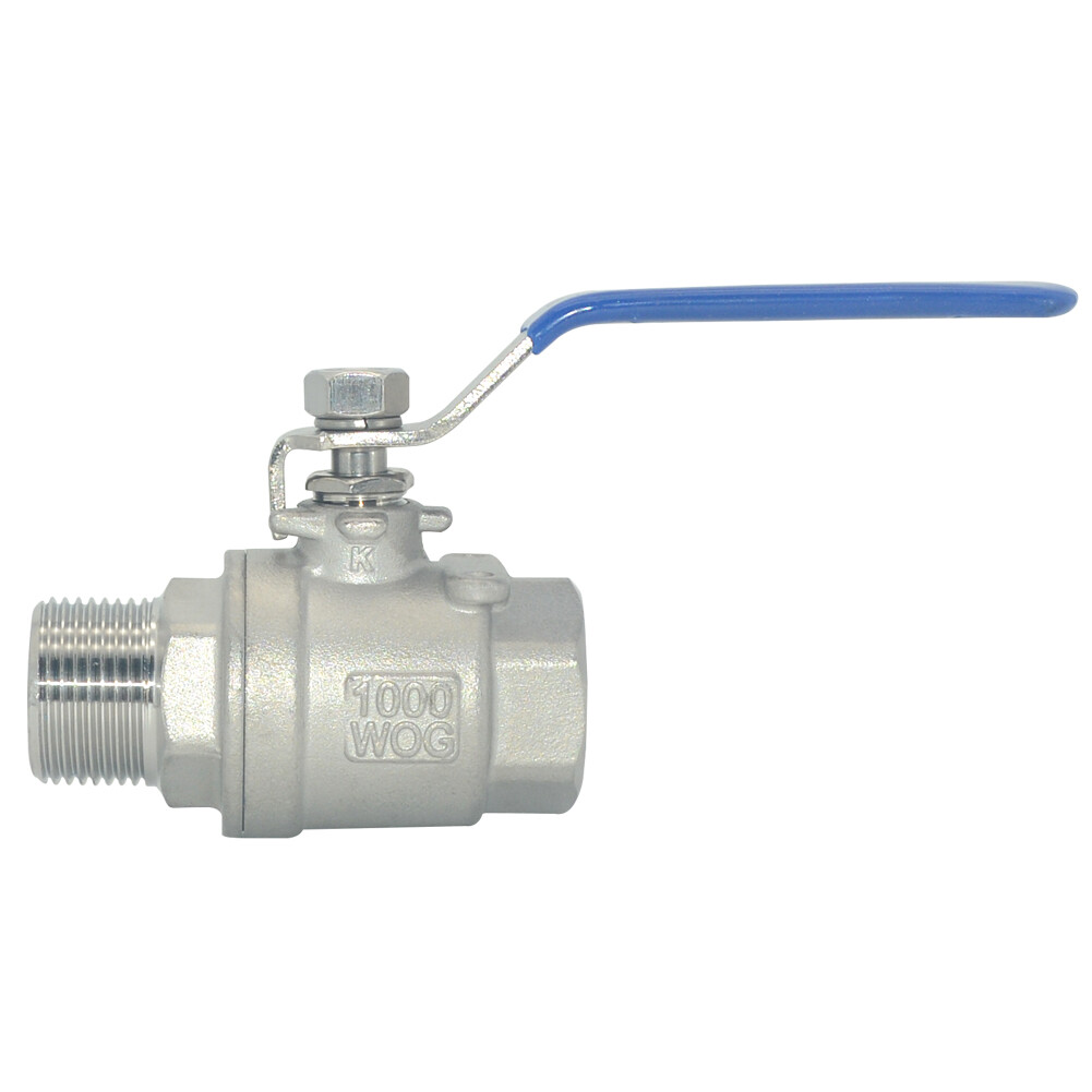 3/4" MALE to Female Ball Valve Stainless steel 304 NPT Full Port US Stock