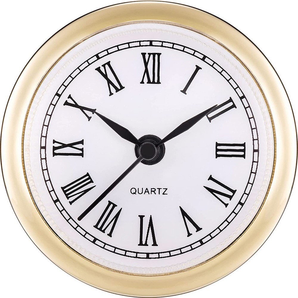 DIY Clock Repair 61MM Roman Numerals Quartz Clock Insert Replacement Assembly