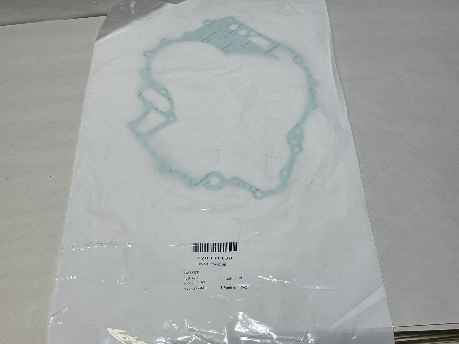 SEADOO Timing Cover Gasket 420931130 - Genuine, OEM