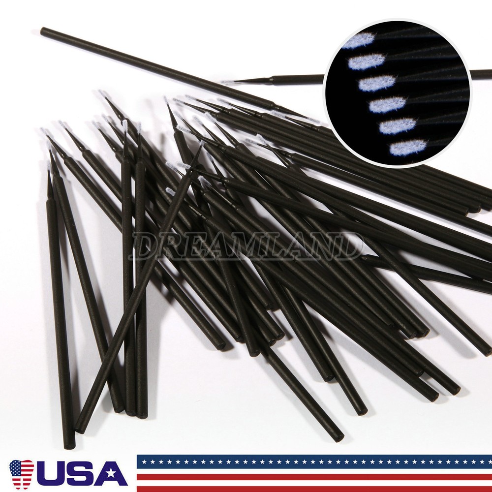 400 Microbrush Micro Brush Applicator Tips (Regular, Fine, Super Fine) Dental US