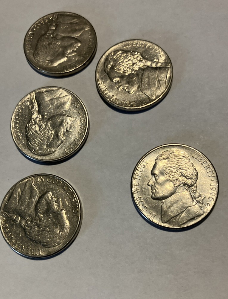 1996 D Jefferson Nickel