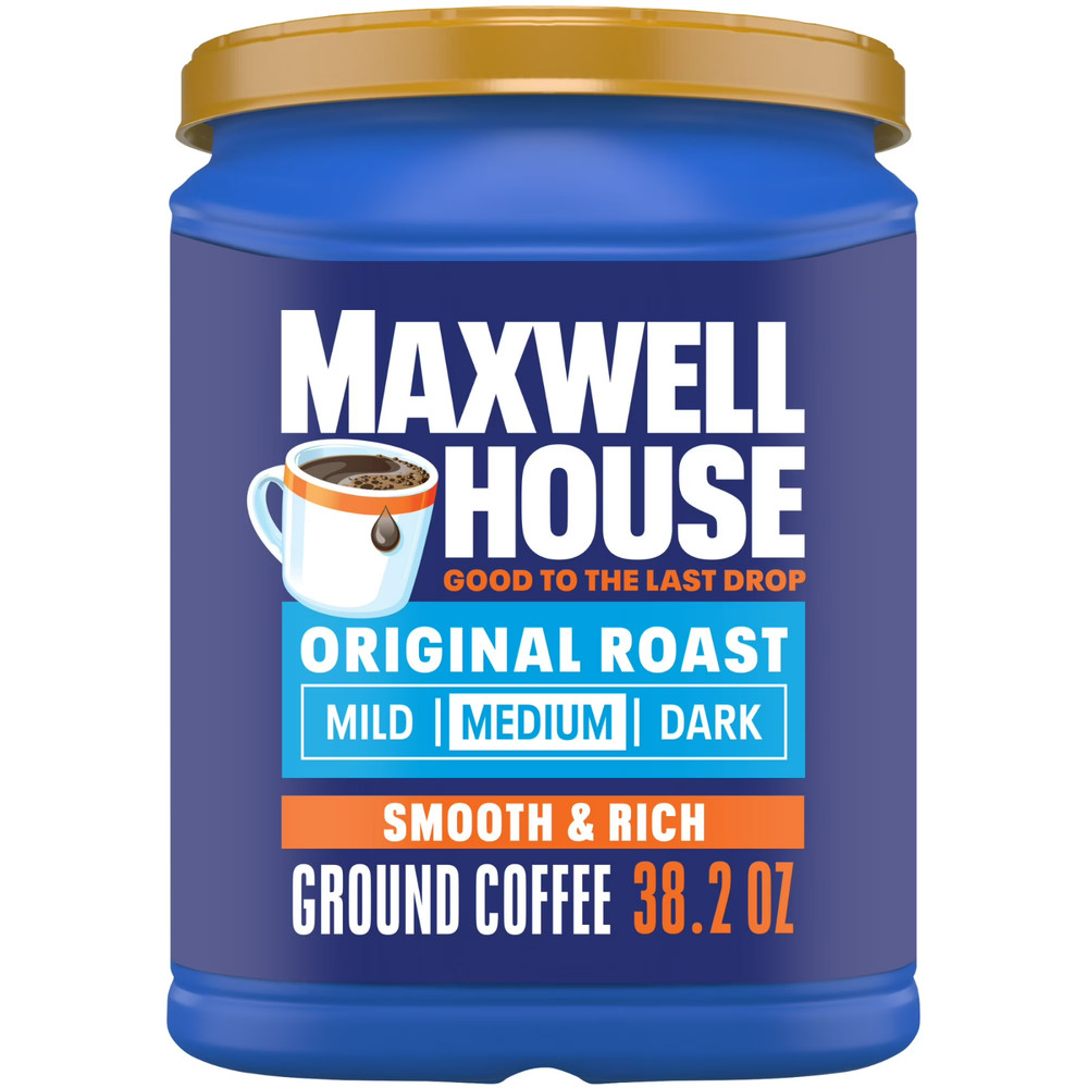 Combo 3 Pack  - Maxwell House Original Roast Ground Coffee, 38.2 oz - No Tariffs