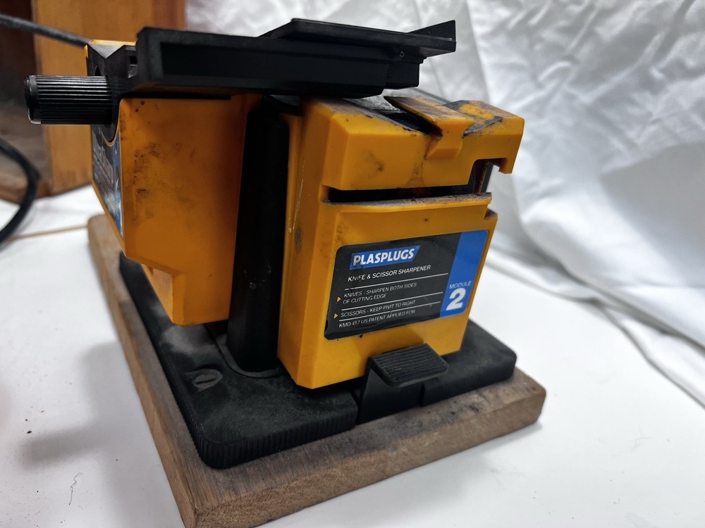 Plasplugs Sharpener Drill Knife Scissor Sharpener Module Tested