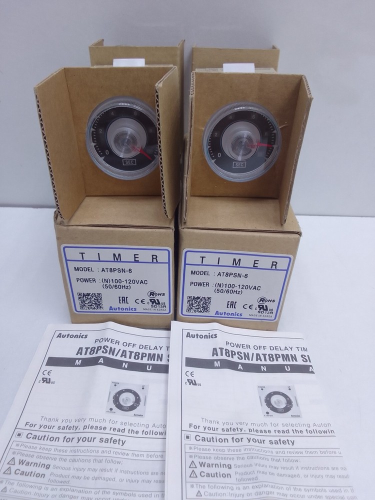 (LOT 2 PC ) AUTONICS AT8PSN-6 POWER OFF DELAY TIMER
