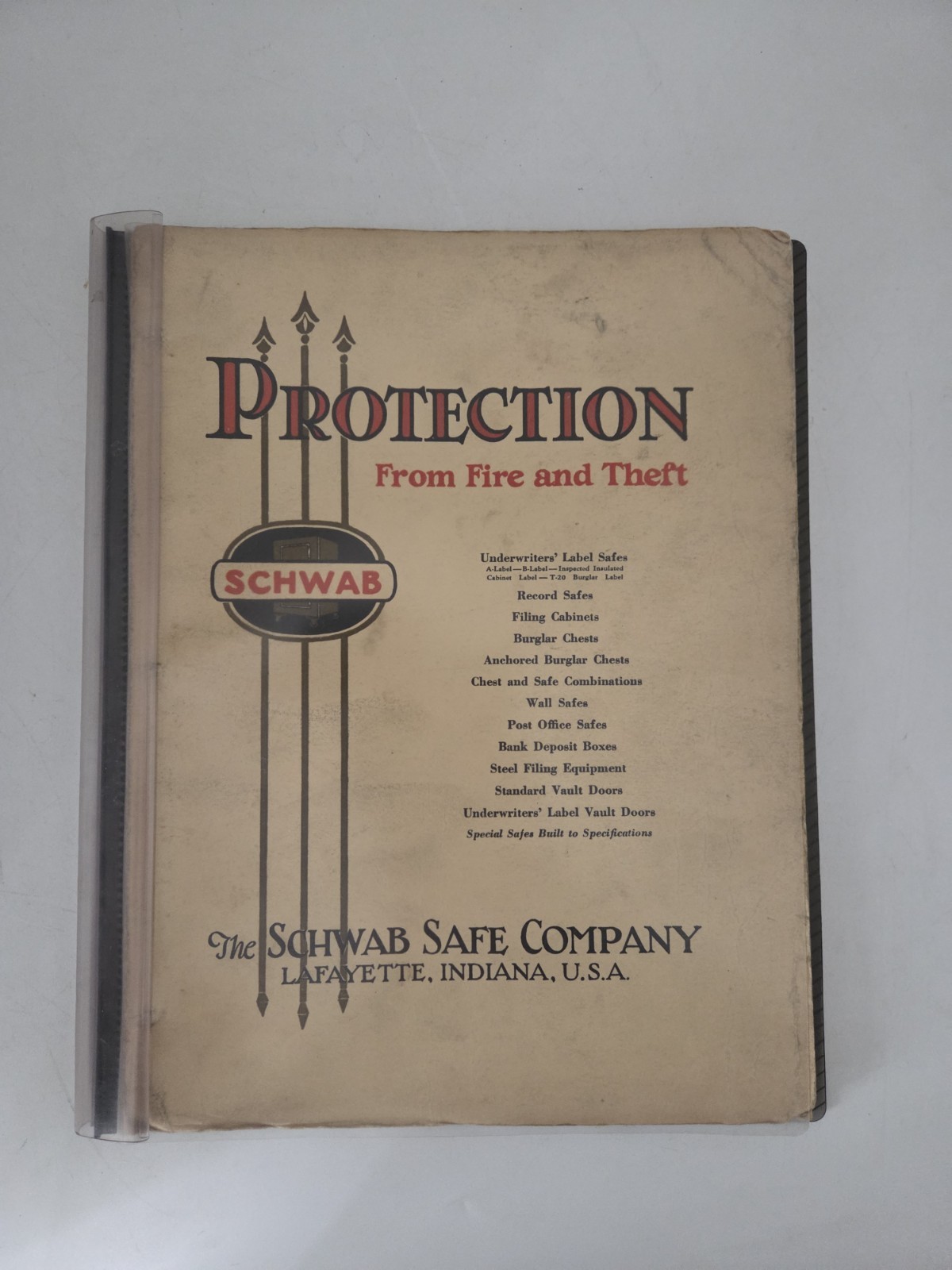 Schwab Safe Company Vintage Catalog