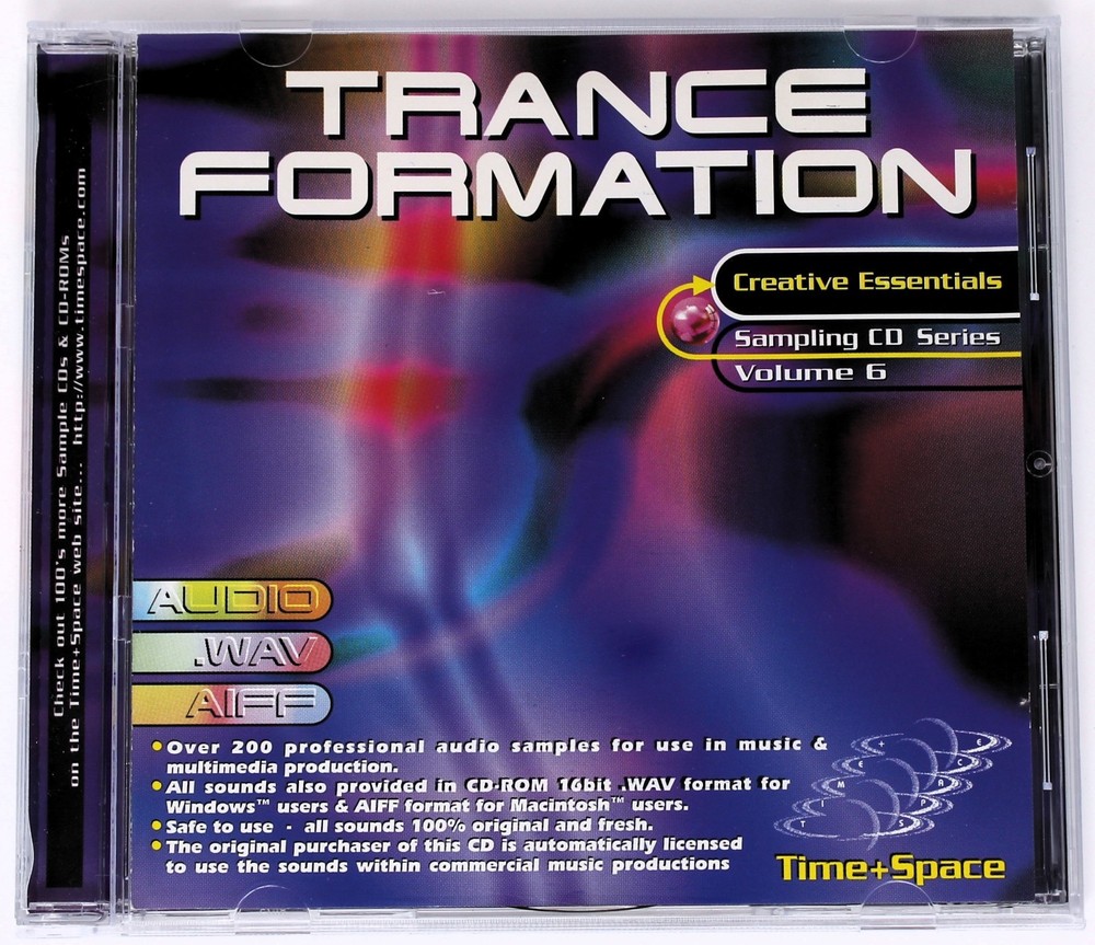 Zero-G Creative Essentials 6 Trance Formation Sample/Sound Library/Sampling CD