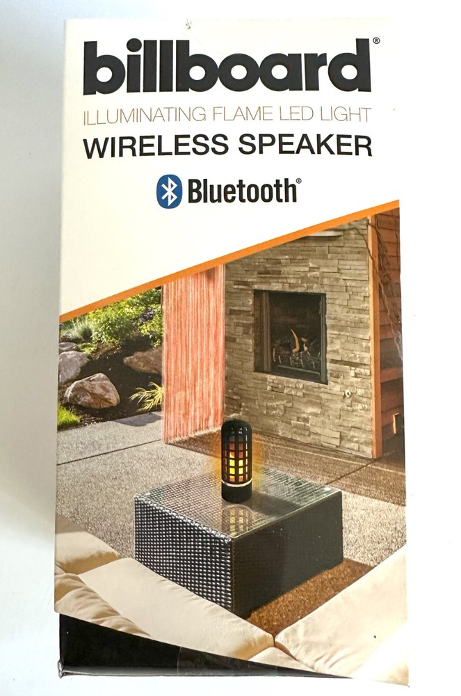 NEW BILLBOARD ILLUMINATING LED LIGHT FLAME WIRELESS BLUETOOTH SPEAKER BB1780