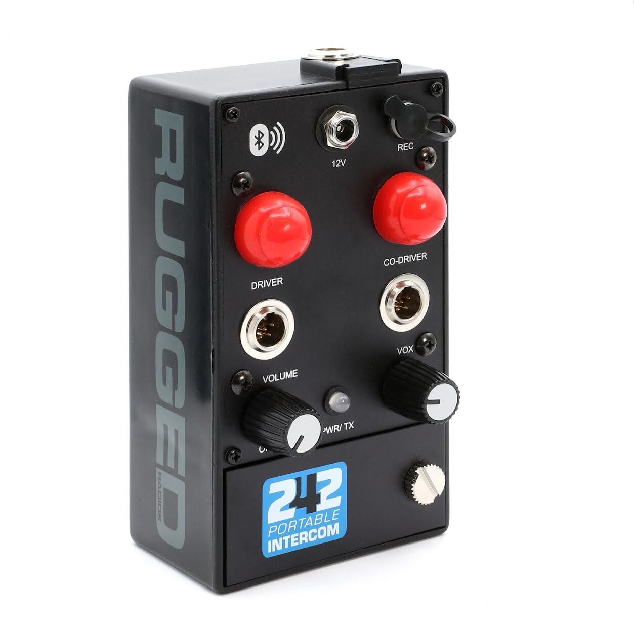 Rugged Radios RRP242 2 Place 12 Volt Portable Vehicle Intercom w/ Bluetooth