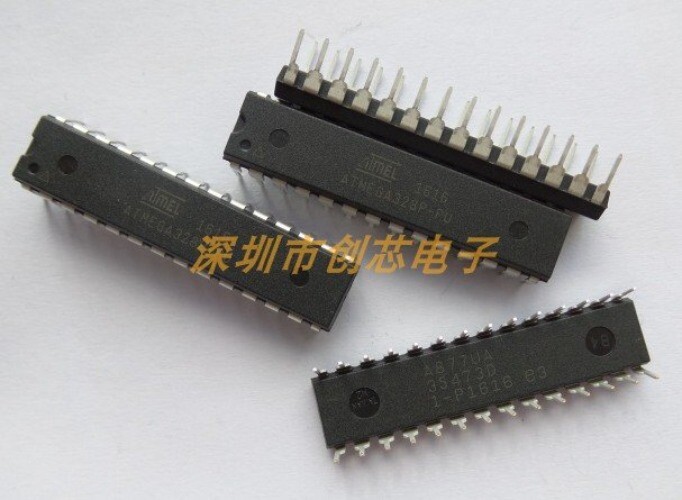 ATMEGA328P-PU 8-bit Microcontroller AVR 32K Flash DIP-28 #96-9