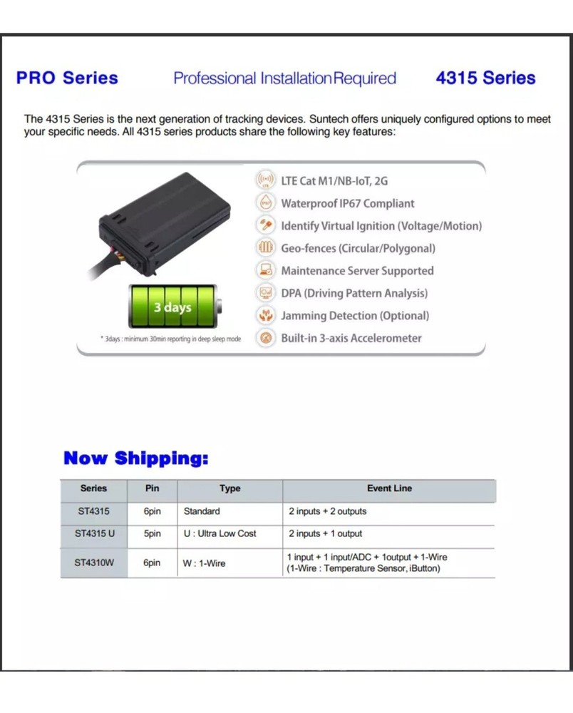 Suntech ST4315W - OBD GPS Tracker
