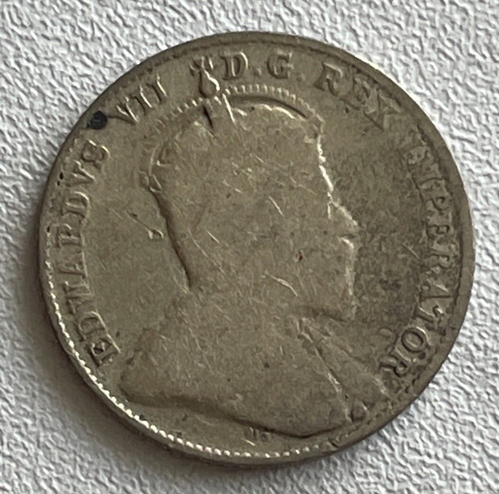 CANADA 1905 10 CENTS SILVER VERY NICE CONDITION G