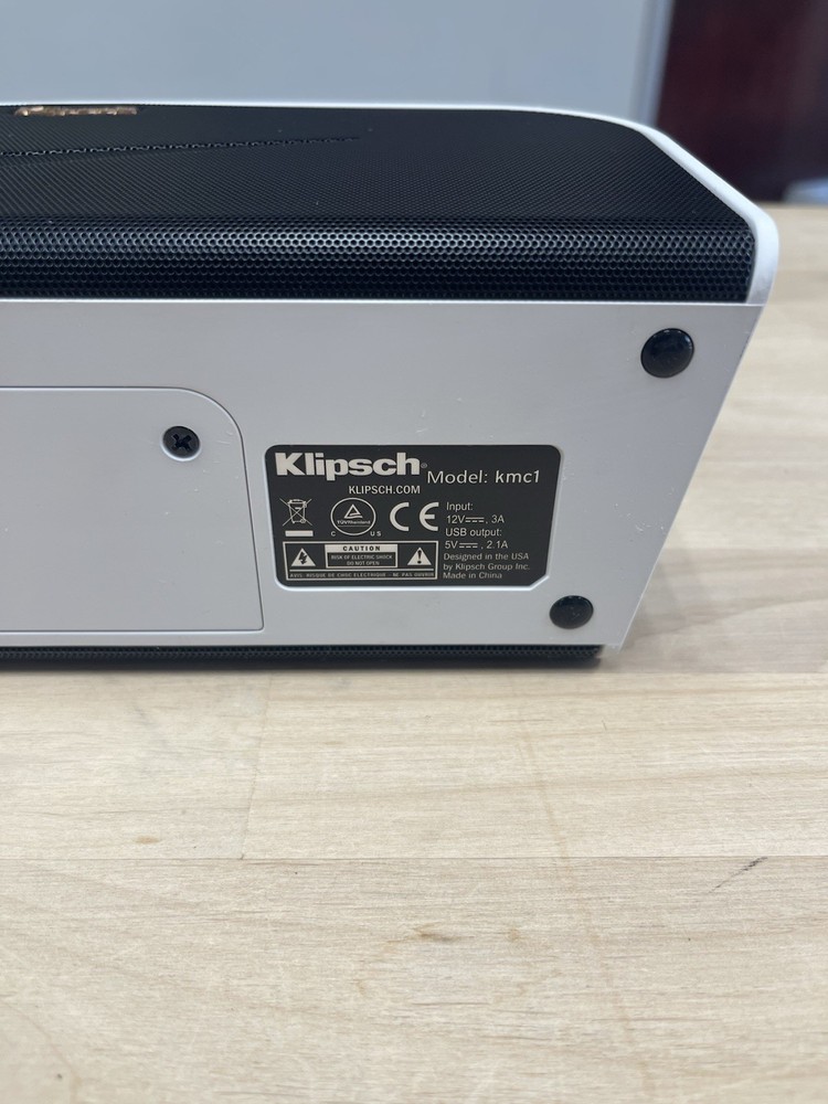 KLIPSCH KMC 1 MUSIC CENTER WIRELESS BLUETOOTH PORTABLE SPEAKER