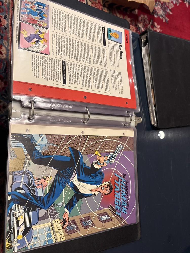 Comic Book Bio Binder