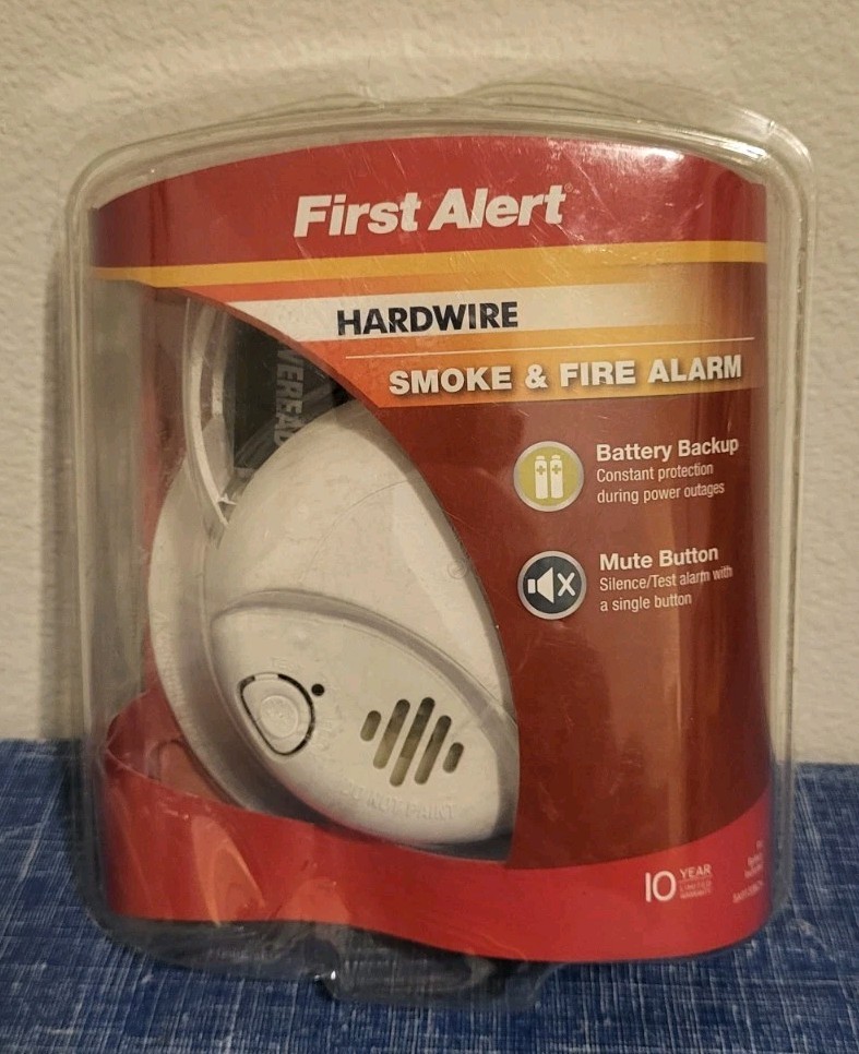 First Alert • Smoke & Fire Alarm • Hardwired w/9V Backup • #SA9120BCN • New!