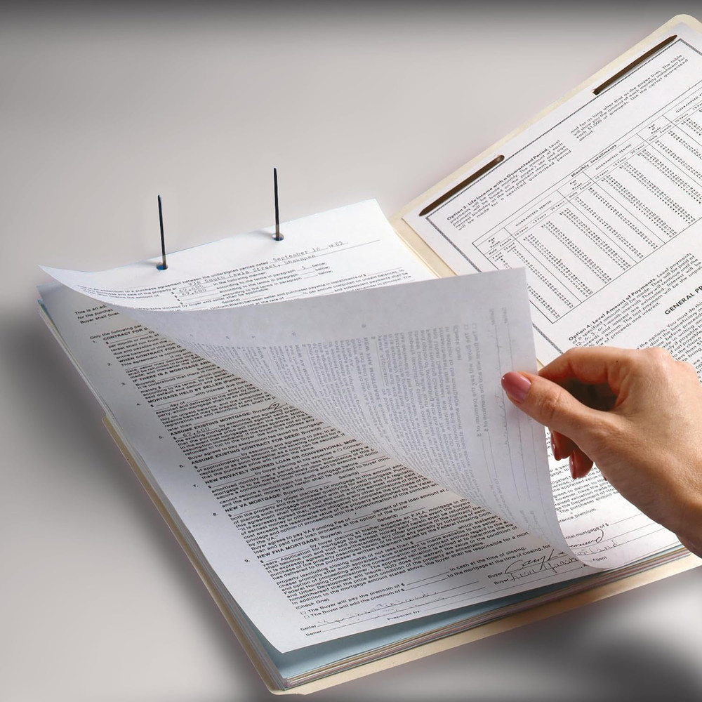 Heavyweight End Tab Fastener File Folder - Durable & Reinforced