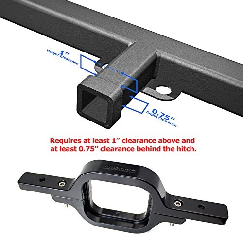 Tow Hitch Mounting Bracket Compatible With Dual LED Backup Reverse