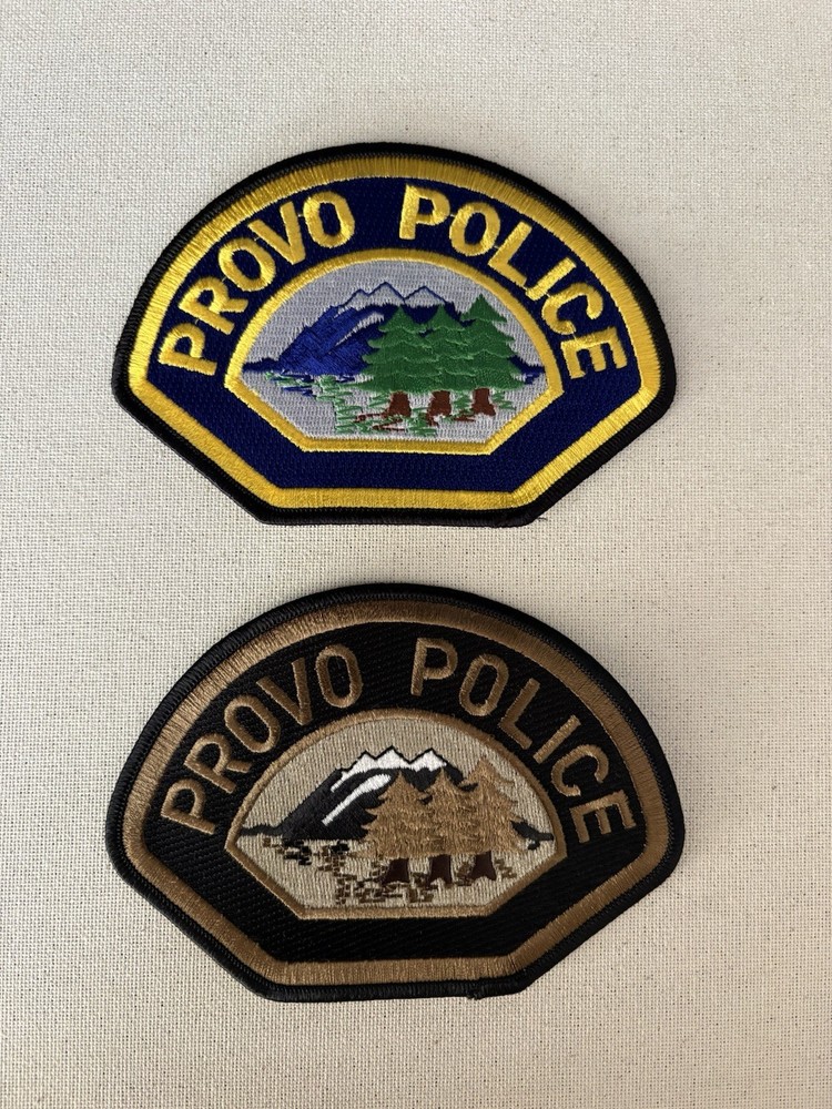 Provo Police Patch Set Utah UT