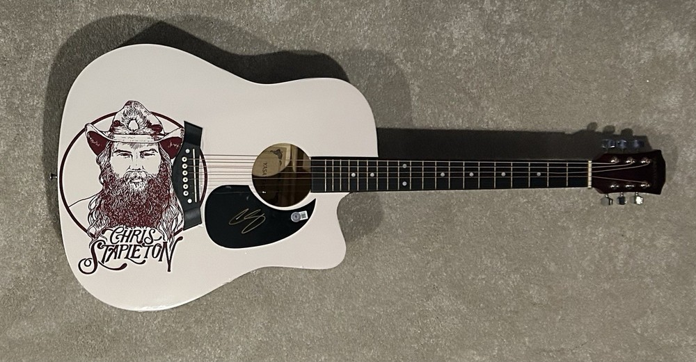 Chris Stapleton Signed Guitar Autographed Beckett COA