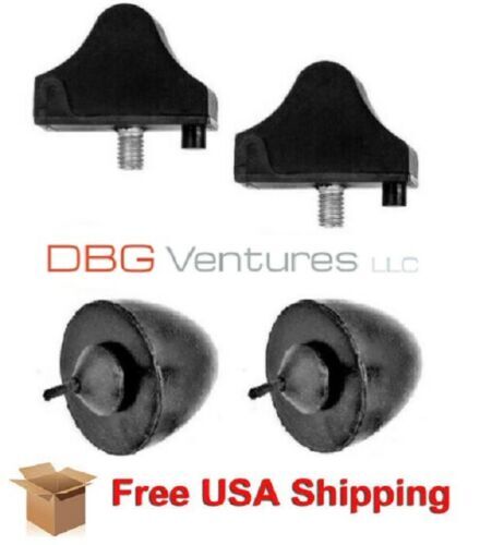 64-74 GM Factory Correct Front Upper & Lower Control Arm Rubber Bumper Stop 4pc