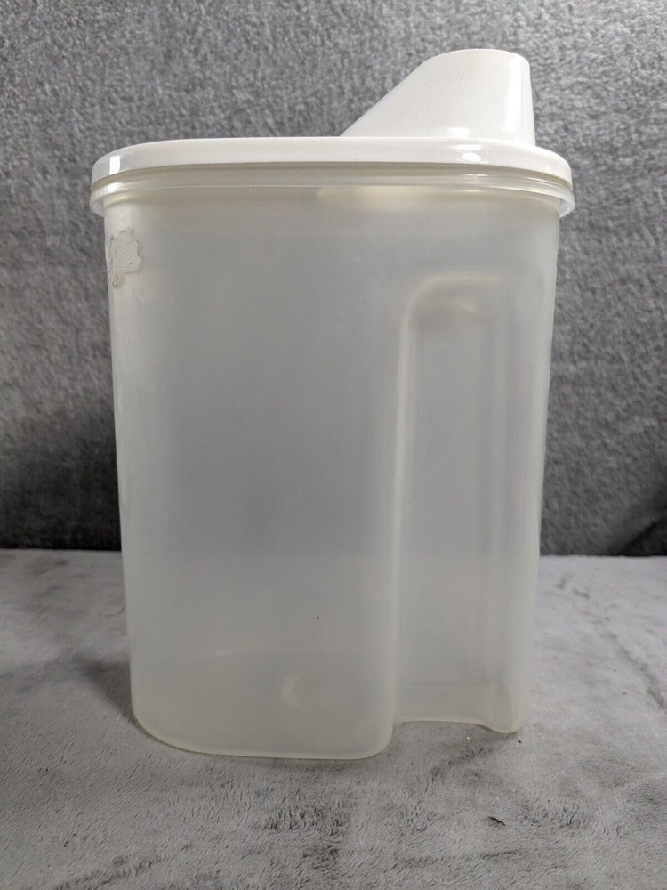 Décor Pour Spout Top Plastic Container 8" Tall