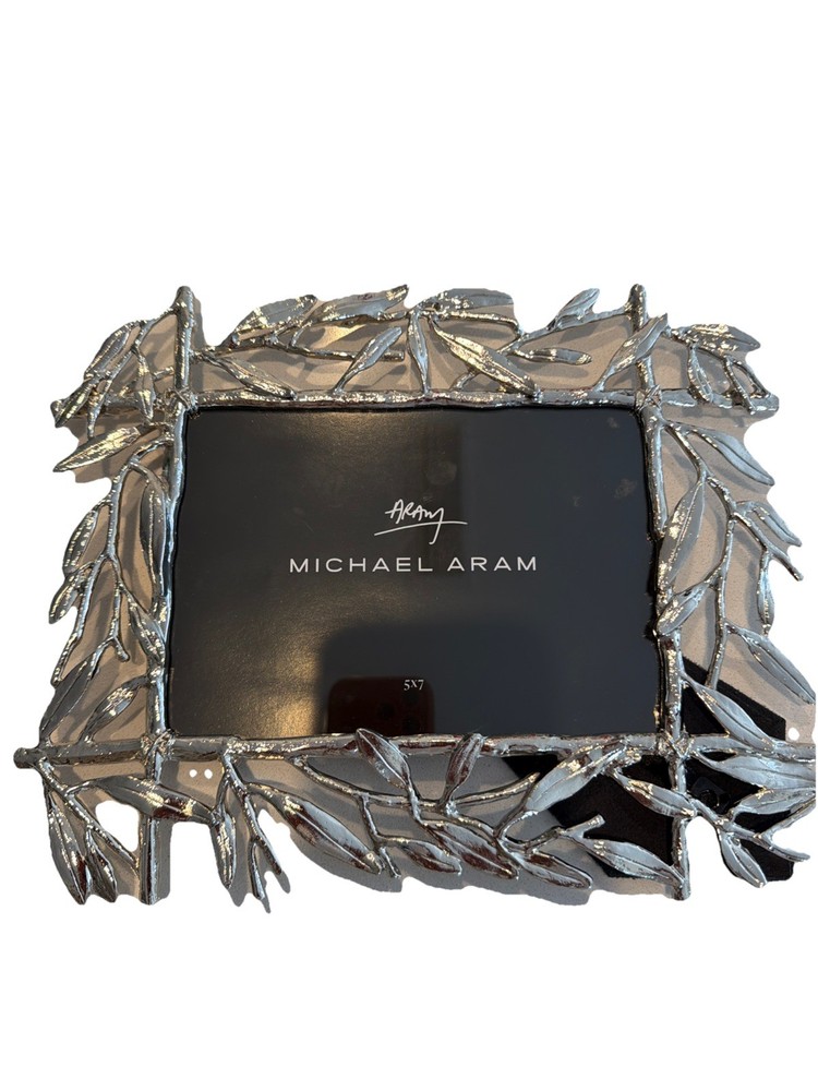 Michael Aram Olive Branch Leaf Picture Frame 5"x7"