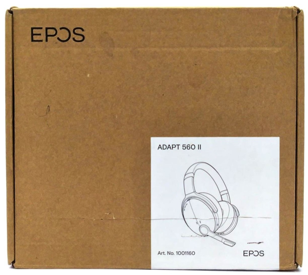 EPOS ADAPT 560 II Headset Bluetooth Wireless Active Noise Cancelling 1001160