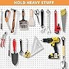 Pegboard Accessory Hook 4" 25 Pack Silver