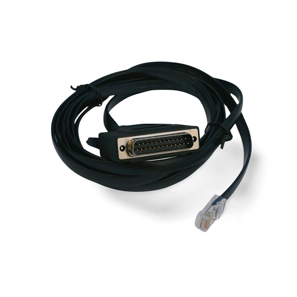 5ft Cisco Compatible 72-3663-01 Modem Console RJ45 DB25 Cable - Black