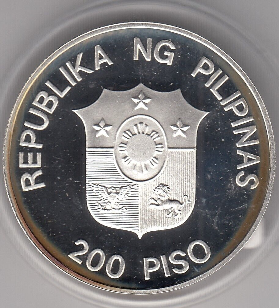 1987 Philippines 200 PISO - World Wildlife Fund - Anoa Mindorensis