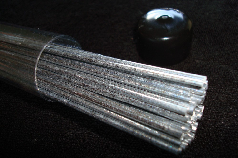 5 18" Aluminum Brazing Rods HTS- 2000 Low Temp-Instructions, Brush-Silver Soder