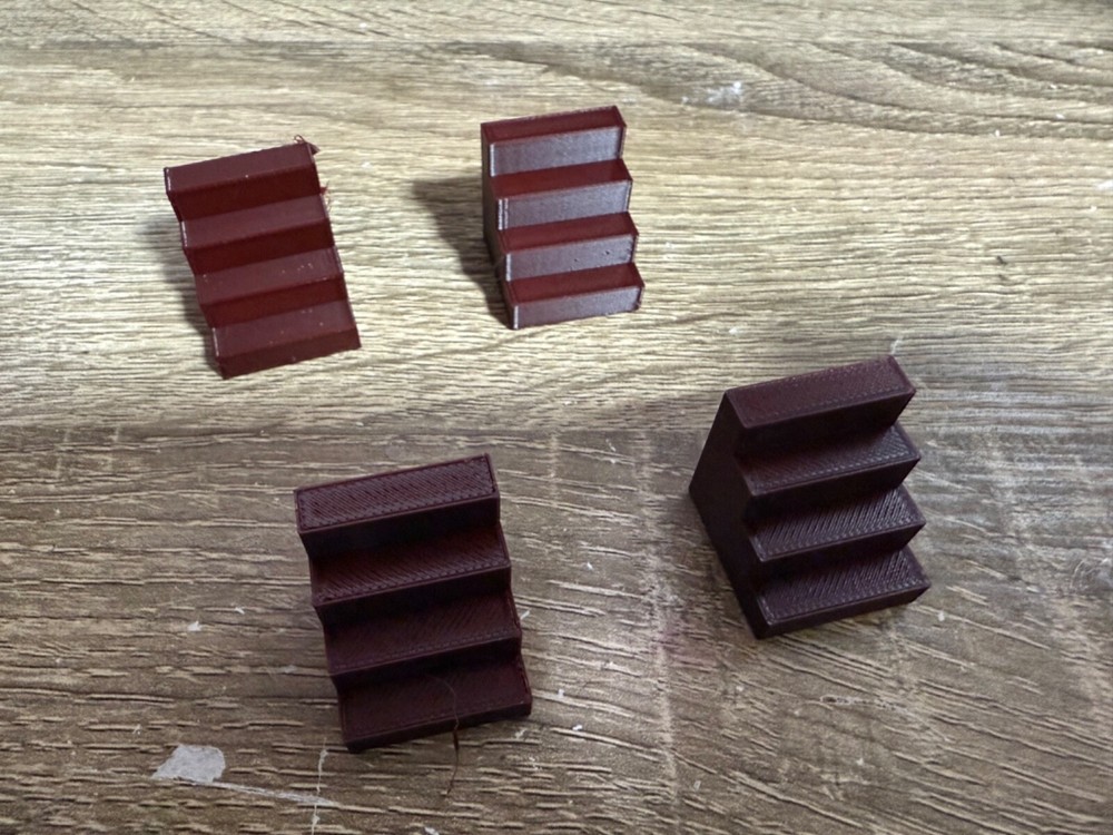 O Scale Steps for Use with Buildings Platforms and Structures -x4 1" Square