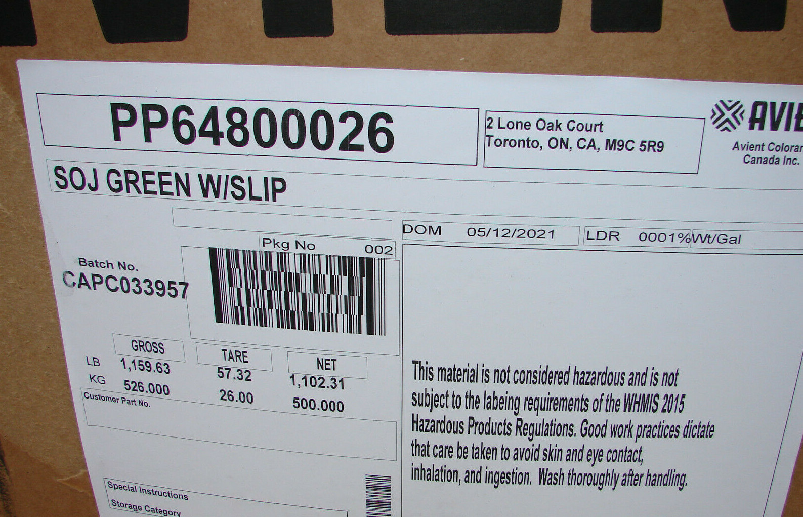 Polypropylene Plastic Resin Pellets Green Injection Molding PP (10 Lbs)