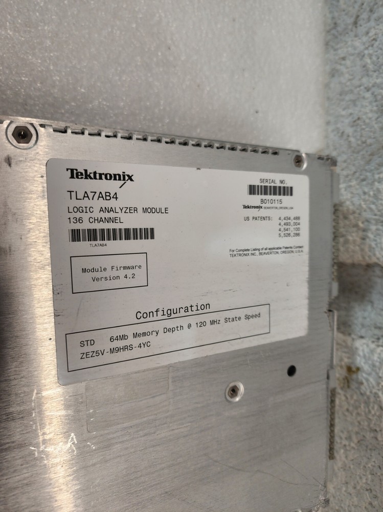 Tektronix TLA7AB4 136 Channel Logic Analyzer Module Unit 7