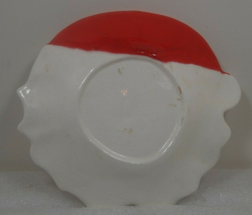 Vintage Ceramic 50's Santa Trivet